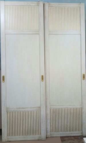Двери для шкафа купе с фрезеровкой Туркестан